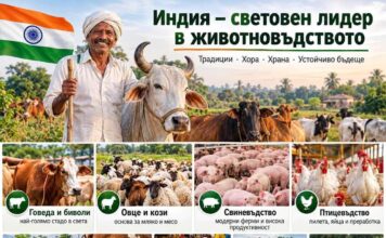 3 част/ Индия – животновъдство с мащабите на цял континент: От 1-во до 9-о място в световните класации